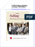 Ebook Ebook PDF Selling Building Partnerships 10th Edition PDF