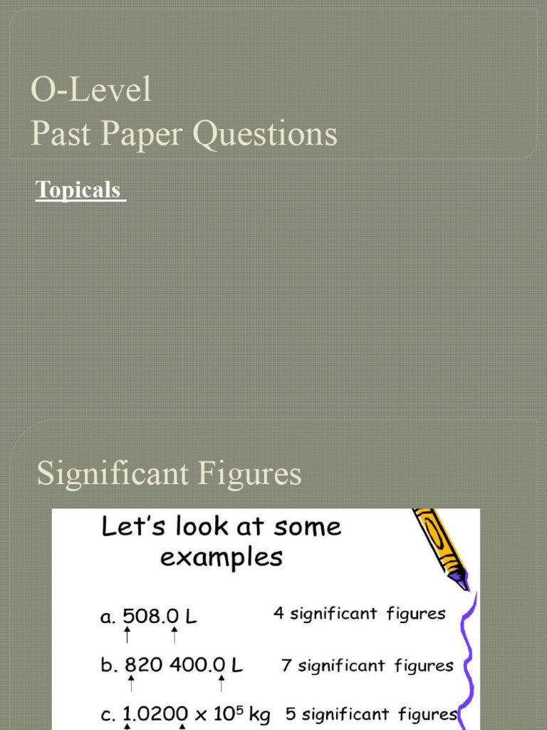 O Level | PDF