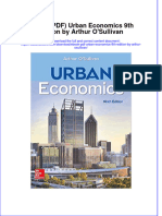 Ebook PDF Urban Economics 9th Edition by Arthur Osullivan PDF