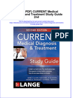 Ebook PDF Current Medical Diagnosis and Treatment Study Guide 2nd PDF