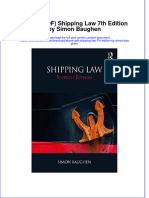 Ebook Ebook PDF Shipping Law 7th Edition by Simon Baughen PDF