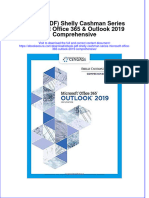 Ebook Ebook PDF Shelly Cashman Series Microsoft Office 365 Outlook 2019 Comprehensive PDF