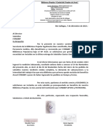 Reiteración Pedido de Subsidio Gastos Generales 2023