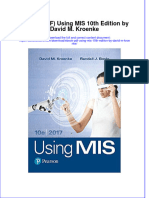 Ebook PDF Using Mis 10th Edition by David M Kroenke PDF