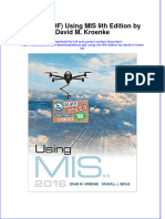 Ebook PDF Using Mis 9th Edition by David M Kroenke PDF