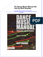 Ebook PDF Dance Music Manual 4th Edition by Rick Snoman PDF