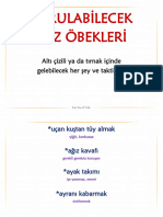 Sorulabilecek Söz Öbekleri