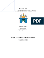 Makalah Archimedes Terapung