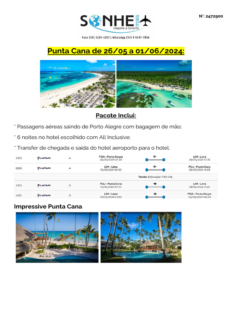 Punta Cana Promo PDF Recorrer Hotel