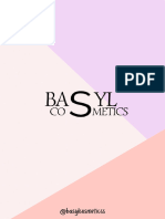 Basyl Cosmetics - Catálogo