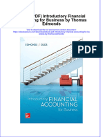 FULL Download Ebook PDF Introductory Financial Accounting For Business by Thomas Edmonds PDF Ebook
