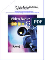 Ebook PDF Video Basics 8th Edition by Herbert Zettl PDF