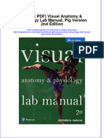 Ebook PDF Visual Anatomy Physiology Lab Manual Pig Version 2nd Edition PDF