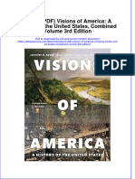 Ebook PDF Visions of America A History of The United States Combined Volume 3rd Edition PDF