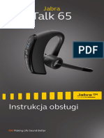 Jabra Talk 65 User Manual PL Polish