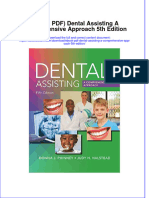 Ebook PDF Dental Assisting A Comprehensive Approach 5th Edition PDF