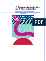Ebook PDF Delivering Authentic Arts Education 3rd Australia Edition PDF