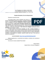 Comunicado 664 - Noite Da Alfabetizacao Pequenos Escritores 111T 112T e 114T