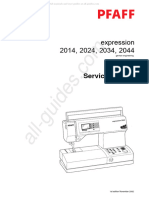 Pfaff Expression 2014 Service Manual