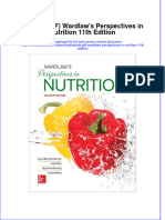 Download eBook PDF Wardlaws Perspectives in Nutrition 11th Edition pdf