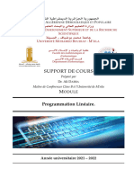 Cours1 Programmation Linéaire