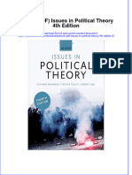 FULL Download Ebook PDF Issues in Political Theory 4th Edition 2 PDF Ebook
