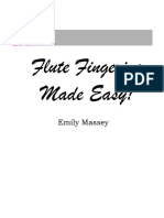 Flute Fingering Made Easy Massey
