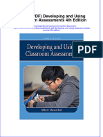Ebook PDF Developing and Using Classroom Assessments 4th EditioDownload Ebook PDF Developing and Using Classroom Assessments 4th Edition PDF
