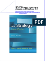FULL Download Ebook PDF It Strategy Issues and Practicesissues and Practices 3rd PDF Ebook