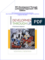 Ebook PDF Development Through Life A Psychosocial Approach 12th Edition PDF