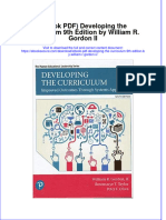 Ebook PDF Developing The Curriculum 9th Edition by William R Gordon II PDF