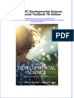 Ebook PDF Developmental Science An Advanced Textbook 7th Edition PDF