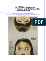 Ebook PDF Developmental Psychology Infancy and Childhood 5th Canadian Edition PDF