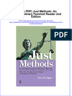 FULL Download Ebook PDF Just Methods An Interdisciplinary Feminist Reader 2nd Edition PDF Ebook