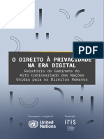 O Direito A Privacidade Na Era Digital Relatorio Do Gabinete Do Alto Comissariado Das Nacoes Unidas para Os Direitos Humanos