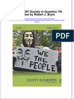 Ebook PDF Society in Question 7th Edition by Robert J Brym