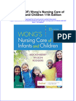 Ebook PDF Wongs Nursing Care of Infants and Children 11th Edition PDF