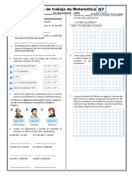 Hoja de Trabajo 7 Notacion Cientifica