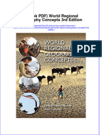 Ebook PDF World Regional Geography Concepts 3rd Edition PDF