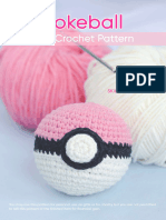 Crochet Pokemon Pokeball Amigurumi PDF Pattern