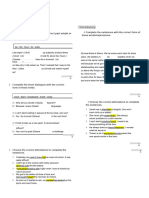 B1 UNIT 8 Test Standard