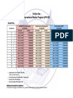 SC4 TUITION FEE - International Master Program UPH EEC