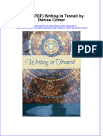 Ebook PDF Writing in Transit by Denise Comer PDF