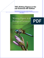 Ebook PDF Writing Papers in The Biological Sciences 6th Edition PDF