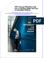 Ebook PDF Young Offenders and Youth Justice A Century After The Fact 4th Canadian Edition PDF
