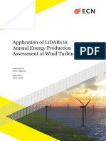 Application of Lidars in Annual Energy Production Assessment of Wind Turbines
