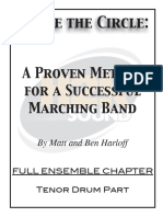 Full Ensemble Chapter Tenor Drum Part