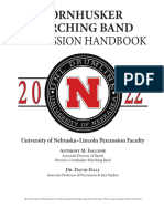 2022 CMB Percussion Handbook