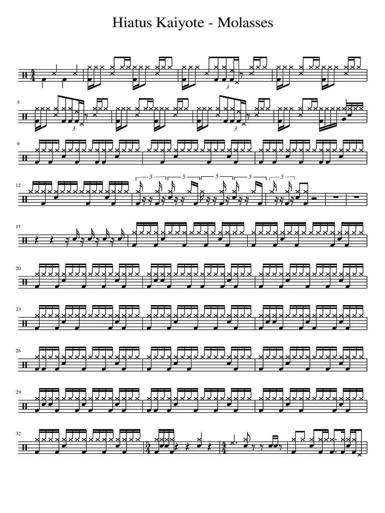 Hiatus Kaiyote Molasses PDF