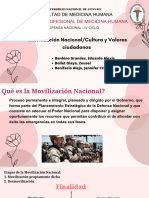 Movilización Nacional Cultura y Valores Ciudadanos